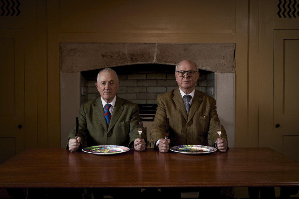 W+K London | Gilbert & George serve art on a plate to help feed London ...